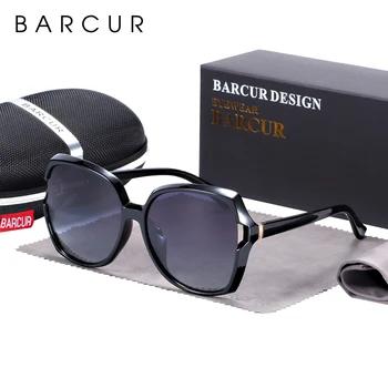 BARCUR TR90 Ženske sončna očala Polarizirana sončna Očala Za Ženske UV400 Zaščito