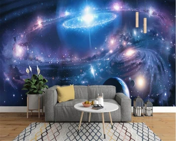 beibehang 3d moderna preprostost zvezdnato vesolje constellation stensko slikarstvo backgroun de papel parede ozadje hudas lepota