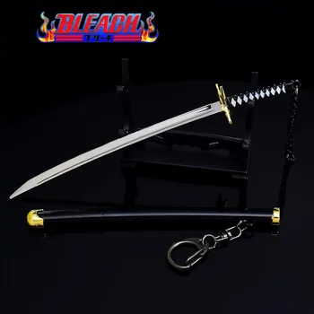 BELILO Orožje Hitsugaya Toushirou Hyourinmaru 18 cm Meč Lopata Vere Katana Samuraj Pravi Jekla, Orožja Keychain Igrača za Otroke Darilo