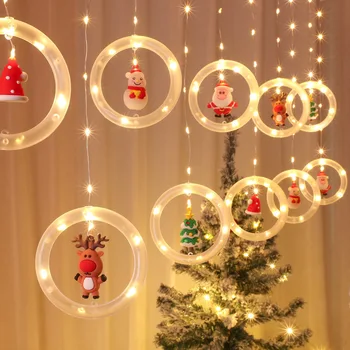 Božični Okras Božično Drevo Luči Visi Dekoracijo izložbo Vzdušje Jutranje LED Barvne Božična Darila