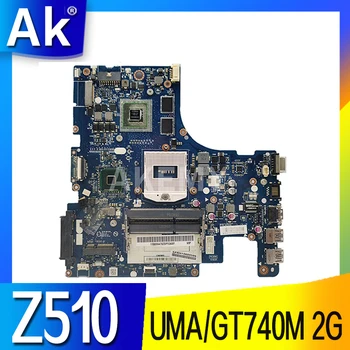 Brezplačna dostava AILZA NM-A181 Matično ploščo za Lenovo Z510 Prenosni računalnik z Matično ploščo Mainboard GT740M 2G PGA947 Za intel I3 I5, I7 CPU