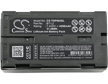 Cameron Kitajsko BT-L2 Baterija za Topcon OS Skupaj Postaja ES-602 ES-602G ES-600 G ES-605G OS-602G OS-605G ES-605 4200mAh