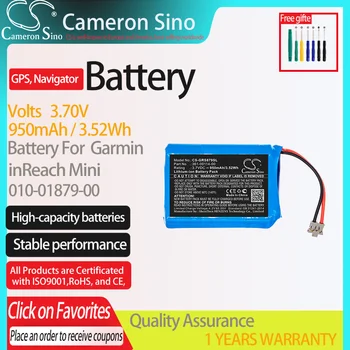 CameronSino Baterija za Garmin inReach Mini 010-01879-00 ustreza 361-00114-00,GPS Navigator Baterije.