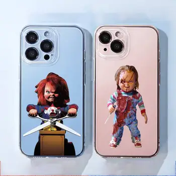 Chucky otroška Igra Telefon Primeru Pregleden mehko Za iphone 11 12 13 14 x xs xr pro max mini plus