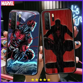 Daredevil Marvel Black Soft Cover The Pooh Za Huawei Nova 8 7 6 SE 5T 7i 5i 5Z 5 4 4E 3 3i 3E 2i Pro Telefon Primeru primerih