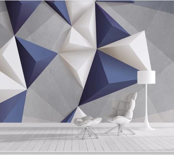 De Papel parede Moderne 3D stereo geometrijske marmorja ozadje ozadje zidana,dnevna soba, tv steno spalnica steno papirjev doma dekor