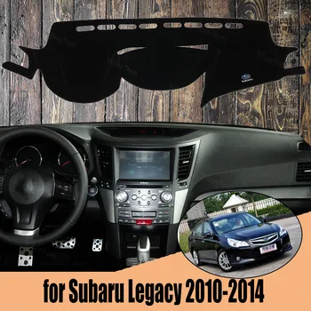 Desni Pogon Visoko Poliestrskih Vlaken Anti-UV Avto nadzorna plošča Pokrov Mat za Subaru Legacy 2010-2014 Pokrov