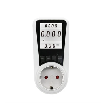 Digitalni Wattmeter 230V AC Moč Merilnik Porabe Električne Energije Merilnik Porabe Meter EU Plug