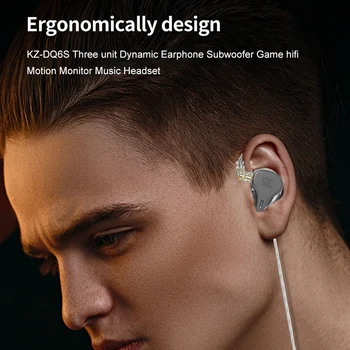Dinamični V Uho Žične Slušalke šumov Brez Mic/Z Mic za Športne Igre Glasba Ljubimec V Uho Slušalke