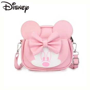 Disney 2023 Nova Risanka Minnie Otrok Kovanec Torbici Luksuzne blagovne Znamke Večnamensko Messenger Bag Mini Girls Srčkan Torba dojenček, torba