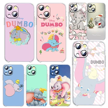 Disney Dumbo Risanka Telefon Primeru Pregleden Za Apple iPhone 14 13 12 Mini 11 XS Pro Max X XR 8 7 Plus SE 2020 Mehko TPU