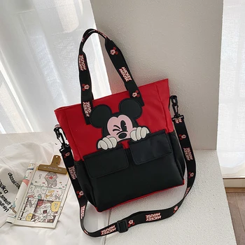 Disney Mickey mouse najlon šola mentor vrečko srednji šoli študent vrečko womem messenger torba fantje dekleta torbice