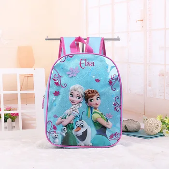 Disney risanke princesa otrok nahrbtnik za vrtec vrečko Zamrznjene Elsa Anna dekle, fant, darilne vrečke za šolo študent shranjevanje knjiga