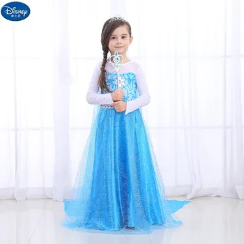 Disney Zamrznjene lutka pribor krilo elsa queen obleko otroci, dekleta obleke princess obleka