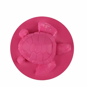 DIY Sea Turtle Cake Dekoraterstvo Orodja Fondat Čokoladni Puding Silikonski Torto, Darilo za Peko Orodja Tortoise Pecivo Milo