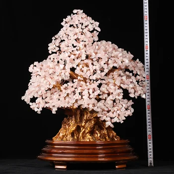 Doma Dekor Kristalno Feng Shui Denar Drevo Fortune Drevo Obrti Dekoracijo Indoor Namizni Okraski Bonsaj Ustvarjalne Nordijska Darila