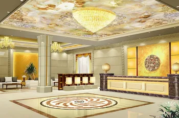 Doma Dekoracijo Prilagodite Velikost Angel Continental 3d stropne freske ozadje mejo nebo ozadje
