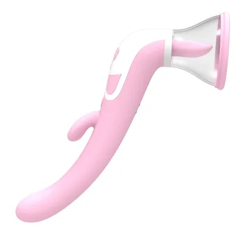 Električni Vibrator Blowjob z vibriranjem Nastavek Sesanju Oralni Seks Jezika Lizanje Klitoris Vagine Stimulator Spolnih Igrač za Ženske A1-316