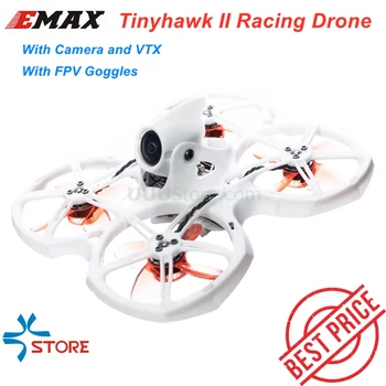 EMAX Tinyhawk II 75 mm 1-2S Vzklikniti FPV Dirke Brnenje RC Quadcopter BNF RTF w/ FrSky D8 Runcam 2 Cam Kamera 25/100/200mw VTX ESC