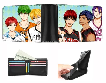 Fantje Dekleta Kovanec denarnice anime Kuroko je Košarka denarnice Moški ženske kratke denarnice najstnikov Kartico sim PU Kratek Torbici