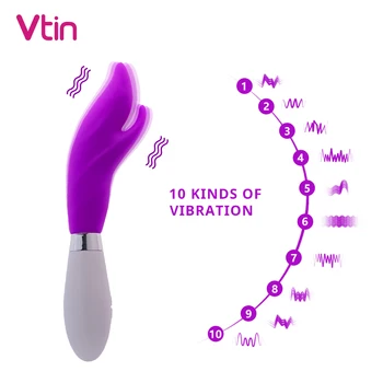 G Spot Rabbit Vibrator, Vibrator Za Ženske, Orgazem Odraslih Igra Igrače Dvojno Vibracije Silikona, Ženske Vagine, Klitoris Massager Sex Shop