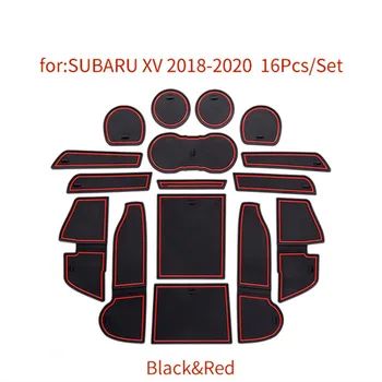Gumijasto podlogo za Pokal Blazine Groove Mat Subaru XV 2018 2019 2020 Lnterior Anti Slip Mat Imetniki Non-slip preproge Avtomobilski Pribor