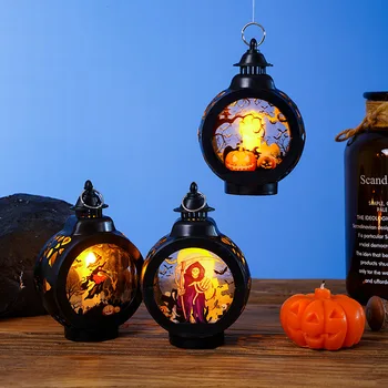Halloween Pumpkin Lantern Lobanja, Led Luči,Baterije za Duha Stranka,Bar,Party Vzdušje Rekviziti,Otroci Darila,Zunanji Dvorišče Decors