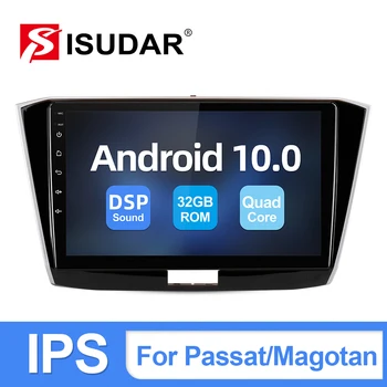 ISUDAR Android 10 avtoradio VW/Passat b8 Magotan 2015 - Avto Multimedijski Predvajalnik IPS GPS Navigacija CANBUS Fotoaparat DSP wifi ne 2 din