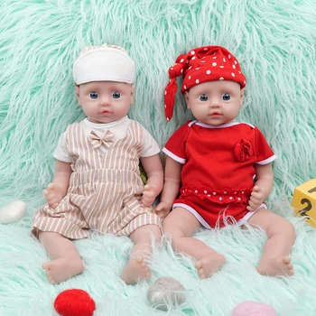 IVITA WG1562 42cm 2.74 kg 100% za Celotno Telo, Silikonski Prerojeni Baby Doll Realne Dvojčka Baby Lutke za Otroke Božič Igrače