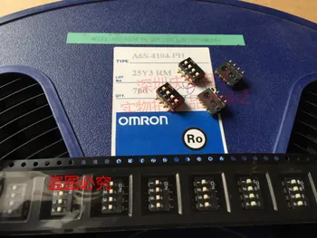 Izvirne nove 100% A6S-4104-PH gumbom za vklop 4-bitni SMD 2.54 mm razmika kodo za izbiranje