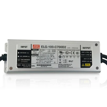 Izvirno POMENI TUDI ELG-100-C1050D2 konstantnim tokom LED zatemnitev voznik 1050mA 48 ~ 95V 100W PFC meanwell napajanje IP67