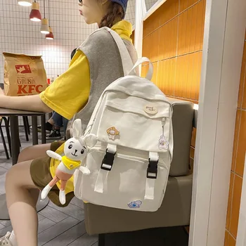 Kampusu Kul Dekle Harajuku visoke zmogljivosti Junior High School Študentov šolska torba Nove Modne Priložnostne Potovanja Nahrbtnik
