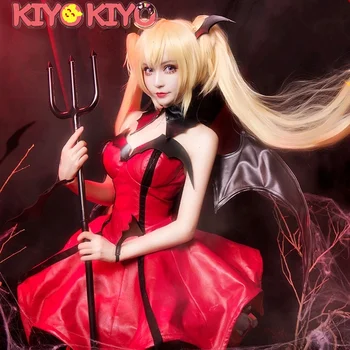 KIYO-KIYO Anime Cosplay Shugo Chára Hudič Tsukiyomi Utau Cosplay Kostum Obleko ženski Halloween Party dress