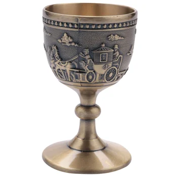 Klasične Kovinske Vino Pokal Ročno Majhne Ognjeni Gospodinjski Baker Kozarec Vina Carving Vzorec