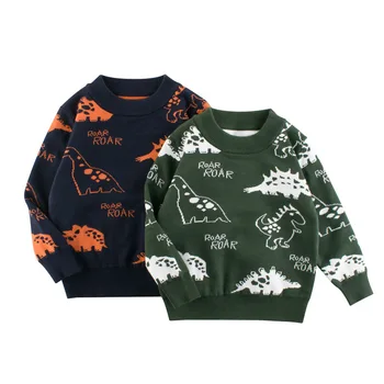 Korejska različica otroška oblačila za jesen/zimo novih izdelkov otroški puloverji debelo fantje pletenine otroška oblačila