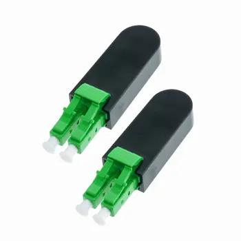LC/APC En Način Prilagodilnik povratne zanke Duplex OS2 9/125 Siglemode Fiber Optic Cable Test Plug