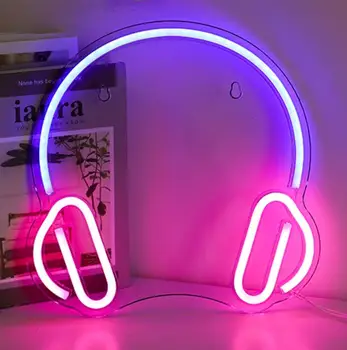 LED neon lučka soba kreativno postavitev dekorativne svetilke