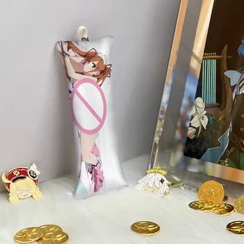 Lelouch Upor Anime Pribor Shirley Fenette Mini Dakimakura Keychain Telefon Keyring Vrečko Obesek Telo Blazino