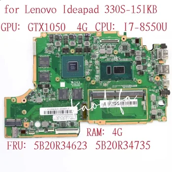 Lenovo Ideapad 330S-15IKB Prenosni računalnik z Matično ploščo MB 81GC CPU:I7-8550U GPU:GTX1050 4G RAM:4G FRU:5B20R34735 5B20R34623