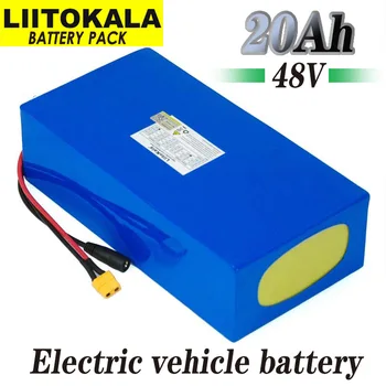 LiitoKala 48V 20ah 13s6p Litij-ionska Baterija 48v 200000mAh 2000W električna kolesa baterije Vgrajen v 50A BMS +54.6 V 2A Polnilec