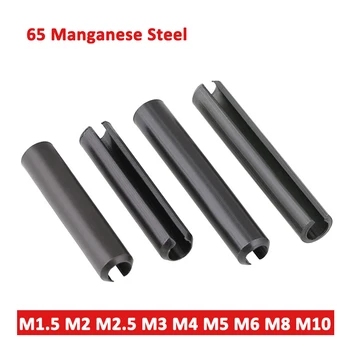 M1.5 M10 Premera 1,5 mm-10 mm GB879 Elastična Cotter Valjaste Položaja Napetosti zidnim vložkom Roll Pomlad Pin 65 Mn Manganovega Jekla