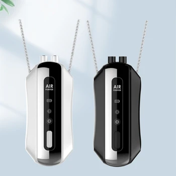 M2EE Mini Prenosni Negativni Ion USB Čistilec Zraka za Avto Dodatki Ogrlica Čistilec Zraka z Negativni Ion Filter Tišina