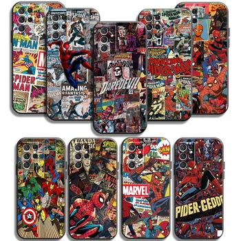 Marvel Comics Telefon Primerih Za Samsung Galaxy A31 A32 A51 A71 A52 A72 4G 5G A11 A21S A20 A22 4G Funda Carcasa Coque Zadnji Pokrovček