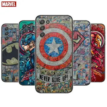 Marvel Strip Art Telefon pokrov trupa Za SamSung Galaxy s6 s7 S8 S9 S10E S20 S21 S5 S30 Plus S20 fe 5G Lite Ultra Rob