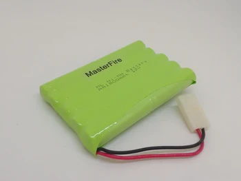 MasterFire 8pack/veliko Originalne baterije za polnjenje Ni-MH 12V 1800mAh Baterija Cell baterija za polnjenje Ni-MH 10x AA Polnilne Baterije Paket S Čepi