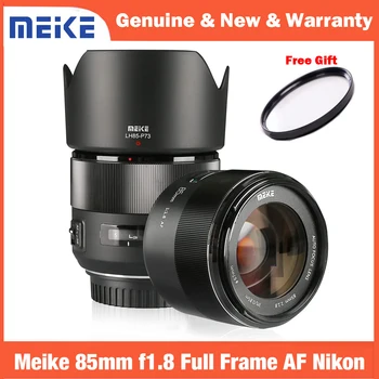 Meike 85mm F1.8 Široko Zaslonko Full Frame Auto Focus Telefoto Objektiv Za Nikon F Mount DSLR Fotoaparat D610 D750 D780 D810