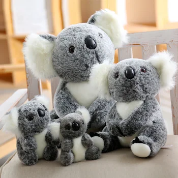 Miniaturni koala polnjene živali plišastih igrač doma oprema otroška spalna s punco izpovedi darilo za otroke počitnice darilo
