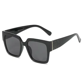 Moda Kvadratnih sončna Očala Za Ženske, Moške Luksuzni Oblikovalec Prevelike Očala Odtenki Retro Gradient Barve Oculos UV400