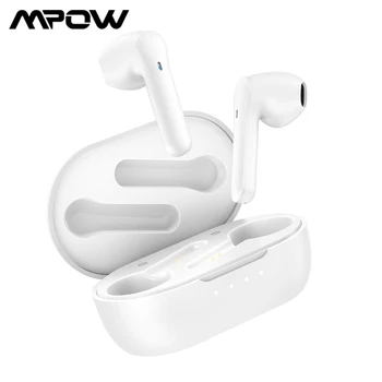 Mpow MX3 Pravi Brezžični Čepkov Slušalke IPX7 Nepremočljiva Bluetooth 5.0 Šport Čepkov s 4 Mics Mono/Twin Načini & 25Hrs Dolžina