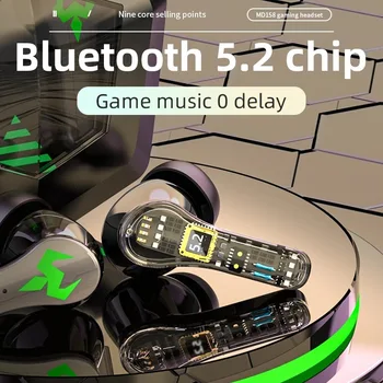 N35 Gaming Čepkov Bluetooth Brezžične Slušalke Dbg Z Mic, Slušalke Nepremočljiva Zmanjšanje Hrupa TWS Geme tws Slušalke